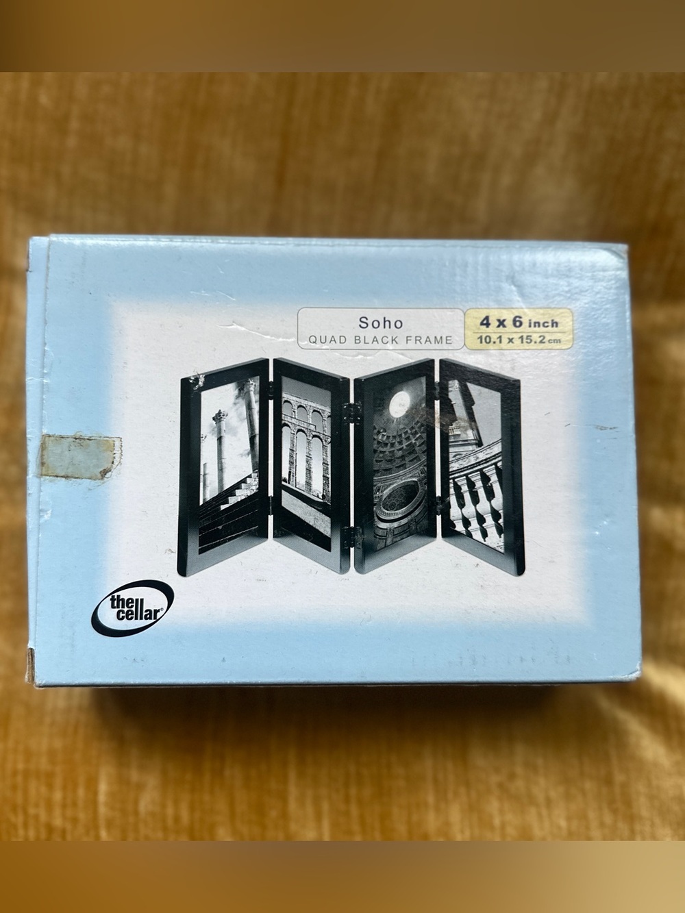 NWT Soho Quad Black Photo Frame - Black